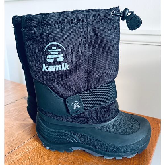 Boys' Kamik Rocket Waterproof Snow Boots, Size 12 - Picture 1 of 4